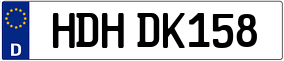 Truck License Plate